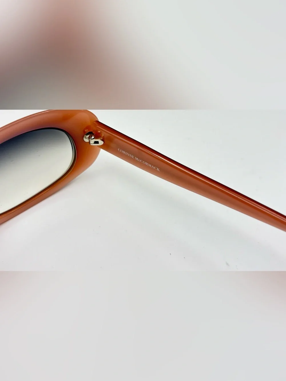 Corinne McCormack Hedda Brown Oval Sunglasses Frames Only